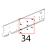 Supporto per scheda 24POT98 Unox XVC 104