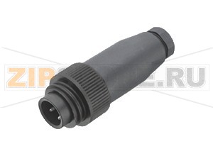 Полевой разъём Field-attachable male connector V16S-G Pepperl+Fuchs Описание оборудованияCable connector, Rd 24, 6-pin+PE, easy to assemble