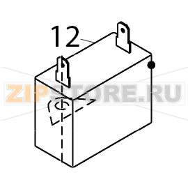 Condenser Hoshizaki IM-65NE Condenser Hoshizaki IM-65NEЗапчасть на деталировке под номером: 12