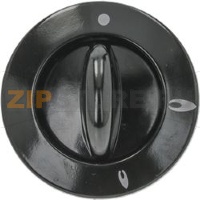 KNOB AND FERRULE TECNOGAS BLACK