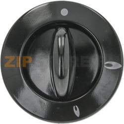KNOB AND FERRULE TECNOGAS BLACK 