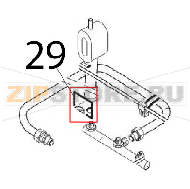 Vertical burner Angelo Po 0A1FR1G Vertical burner Angelo Po 0A1FR1GЗапчасть на деталировке под номером: 29