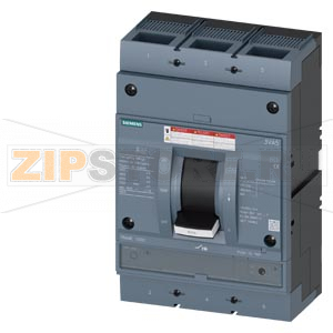 circuit breaker 3VA5 UL frame 800 breaking capacity class  C 100kA @ 480 V 2-pole, line protection TM230,  FTAM, In=600A overload protection Ir=600A fixed short circuit protection Ii=5...10 x In Siemens 3VA5560-7EC62-0AA0 