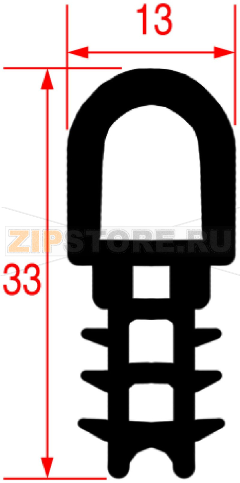 УПЛОТНИТЕЛЬ ДЛЯ ПЕЧИ 625X485 ММ 