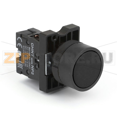 Кнопка управления, 1НЗ, IP40, без подсветки, черная Chint NP2-EA22 