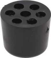 RUBBER FOOT ø 30x24 mm HOLE ø 6 mm