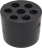 RUBBER FOOT ø 30x24 mm HOLE ø 6 mm