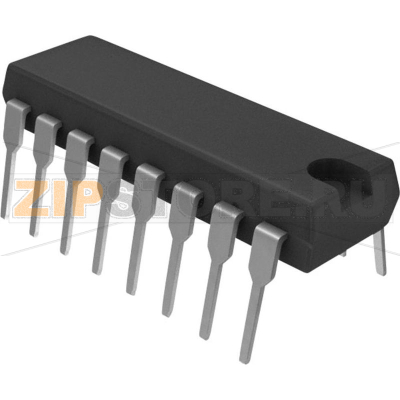 Оптопара с 4-канальным фототранзисторным выходом, корпус: DIP-16 Vishay ILQ55 