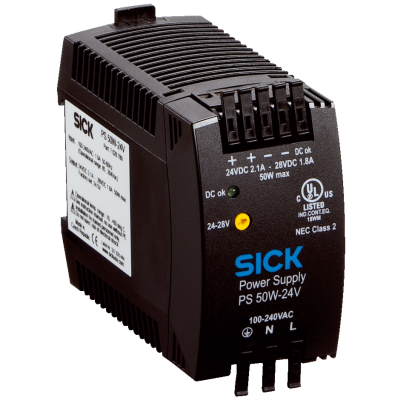 Блок питания 100-240 В/АС, 24 В, 2.1 А SICK PS50WE24V 