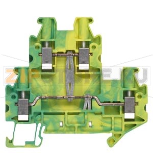 PE two-tier terminal with screw terminal Terminal size 4.0 mm2 Terminal width 6.2 mm Color green-yellow Siemens 8WH1020-0CG07 