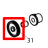 Spur gear 45T*M0.5*4.0t Godex G530