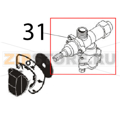 Rubinetto valv. c/pil. Angelo Po 1G1CP2G Rubinetto valv. c/pil. Angelo Po 1G1CP2GЗапчасть на деталировке под номером: 31