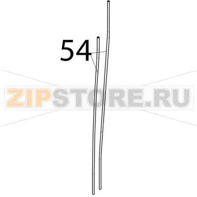 Tubo in polietilene LDPE 8x6 Tecnoeka KF 1010 EV UD Tubo in polietilene LDPE 8x6 Tecnoeka KF 1010 EV UDЗапчасть на деталировке под номером: 54