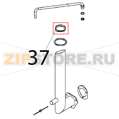 Anello tenuta Angelo Po FX82E2T Anello tenuta Angelo Po FX82E2TЗапчасть на деталировке под номером: 37