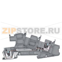 Installation terminal L 2.5 mm2, 5.2 mm width gray Siemens 8WH6001-4QF00