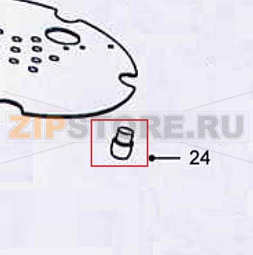 Ножка для кофемолки Ø 15 мм Macap MC4 Ножка для кофемолки Ø 15 мм Macap MC4Запчасть на сборочном чертеже под номером: 24