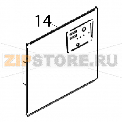 Concept front panel Fagor CO-110 DD Concept front panel Fagor CO-110 DDЗапчасть на деталировке под номером: 14Название запчасти Fagor на английском языке: Concept front panel CO-110 DD.
