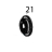 Ribbon supply rewind holder Godex RT200i