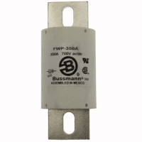Предохранитель, 350 A, AC 700 В, DC 700 В, 200 кА, 51x130 мм, UL Eaton BUSS HIGH SPEED FUSE