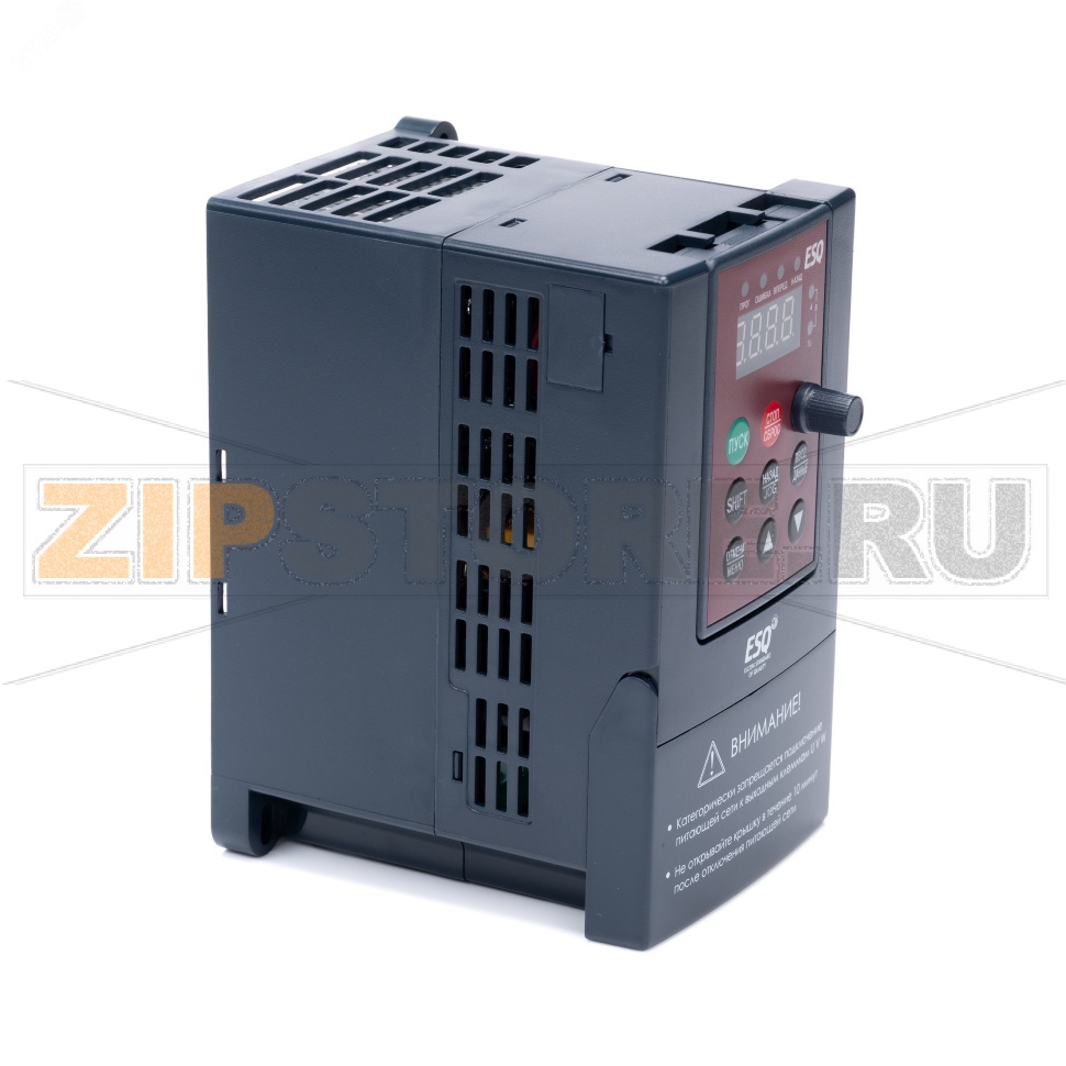 Преобразователь частоты 3.7 кВт, 220 В, 0.1-400 Гц, IP20 ESQ 08.04.000184 