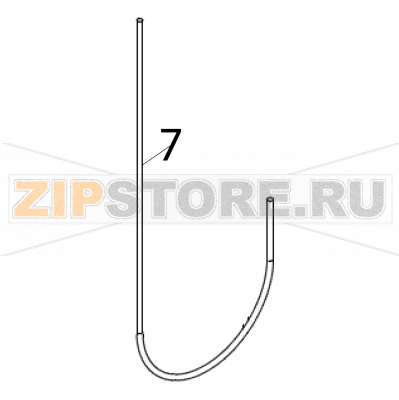 Dispenser transparent pipe Fagor CO-110 DD Dispenser transparent pipe Fagor CO-110 DDЗапчасть на деталировке под номером: 7Название запчасти Fagor на английском языке: Dispenser transparent pipe CO-110 DD.