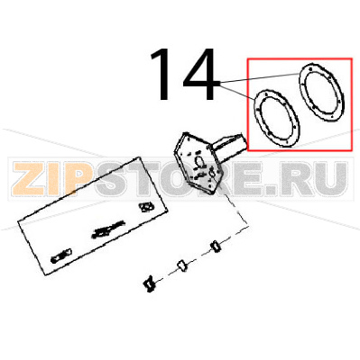 Guarnizione camera combustione Angelo Po FX201G3 Guarnizione camera combustione Angelo Po FX201G3Запчасть на деталировке под номером: 14