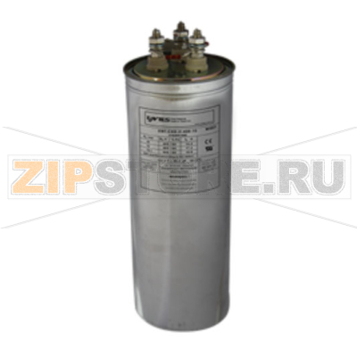 Конденсатор силовой трехфазный 12.5 квар/ч, 525 В/AC, 75x255 мм Entes ENT.CXD.H-525-12.5 
