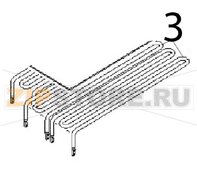 Resistenza 1700/1852 W Angelo Po 0G1BR3E Resistenza 1700/1852 W Angelo Po 0G1BR3EЗапчасть на деталировке под номером: 3