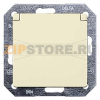 DELTA I-SYSTEM ЭЛЕКТРИЧЕСКИЙ БЕЛЫЙ РОЗЕТКА SCHUKO 10A DC/16А AC 250В C ЗАЩИТНЫМ КОНТАКТОМ C ЗАЩИТНЫМИ ШТОРКАМИ C ОТКИДЫВАЮЩЕЙСЯ КРЫШКОЙ C БЕЗРЕЗЬБОВЫМИ КОНТАКТНЫМИ ЗАЖИМАМИЭЛ.-МЕХ.ЧАСТЬ Siemens 5UB1905