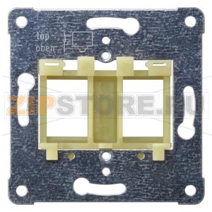ОПОРНАЯ ПАНЕЛЬ ЖЕЛТАЯ ДЛЯ УСТАНОВКИ 2 JACK/PLUG РАЗЪЕМОВ Siemens 5TG2081 