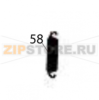 Spring (feed roller) Sato SG112-ex Spring (feed roller) Sato SG112-exЗапчасть на деталировке под номером: 58Название запчасти на английском языке: Spring (feed roller) Sato SG112-ex.