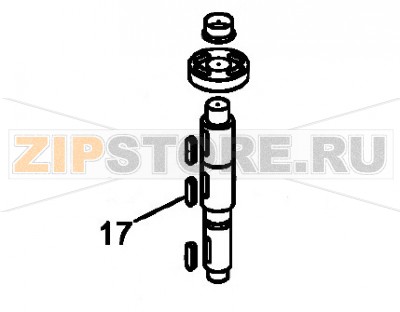 Фиксирующий элемент 3/16&quot;x3/16&quot;x30 Fimar IP/40F Фиксирующий элемент 3/16"x3/16"x30 для планетарного миксера Fimar IP/40FЗапчасть на деталировке под номером: 17Количество запчастей в комплекте: 1Оригинальное название запчасти Fimar: Key