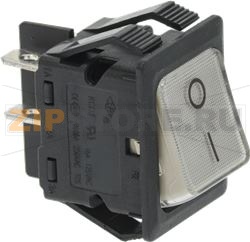 ПЕРЕКЛЮЧАТЕЛЬ ДВУХПОЛЮСНОЙ БЕЛЫЙ 16A 250V 