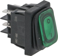 ЗЕЛЕНЫЙ ДВУХПОЛЮСНЫЙ ВЫКЛЮЧАТЕЛЬ 16A 250V