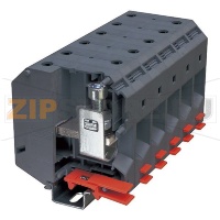 Клемма проходная, серая CHIKU RTB 95