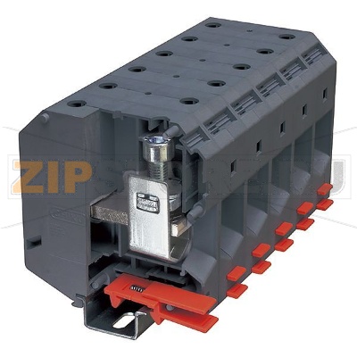 Клемма проходная, серая CHIKU RTB 95 