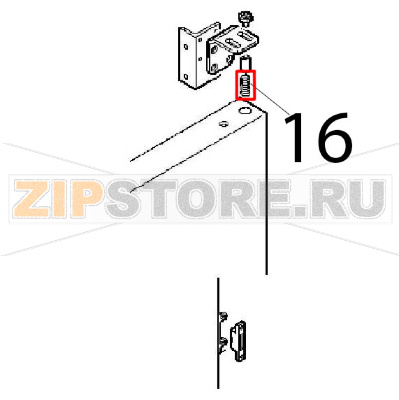 Spring Angelo Po FM1011E1 Spring Angelo Po FM1011E1Запчасть на деталировке под номером: 16