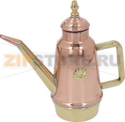 БУТЫЛОЧКА ДЛЯ МАСЛА ИЗ МЕДИ И ЛАТУНИ 0,45 Л 