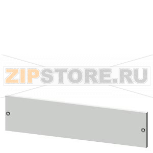 SIVACON S4 Base compartment cover Degree of protection IP40 Height 200 mm Width 800 mm Siemens 8PQ2020-8BA17 