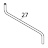 Tubo salida serpen.Ø17xØ10x300 Fagor ECO-160