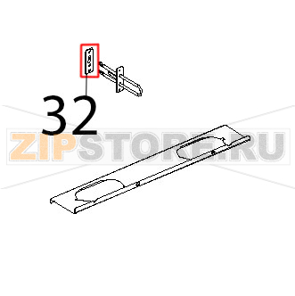 Guarnizione res. 70x22x0.8 Unox XVC 515G Guarnizione res. 70x22x0.8 Unox XVC 515GЗапчасть на деталировке под номером: 32