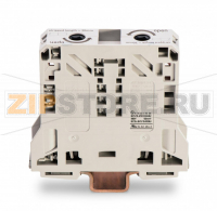 POWER CAGE CLAMP 2-проводные проходные клеммы; 50 мм; подходят для исполнений Ex e II; боковые маркировочные разъемы; только на рейке DIN 35 x 15; POWER CAGE CLAMP; 50,00 mm; светло-серые Wago 285-950