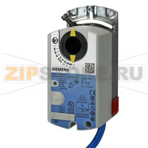 GLB111.1E/MO - Привод воздушной заслонки поворотного типа, AC 24 В, 10 Нм, 150 с с коммуникацией Modbus RTU Siemens GLB111.1E/MO 