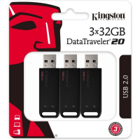 Накопитель USB 32 Гб Kingston DT20-32GB-3P