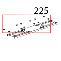 Rondella bugnata Di=4, De=28, Sp=0.8, inox Unox XVC 515G