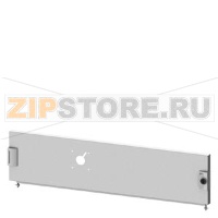 SIVACON S4, Compartment door, for Compact circuit breaker 3VA with door-coupling rotary operating mechanism, 3VA12 (250A), horizontal, Fixed mounting, Connection system, Number of switches: 1, IP40, H: 200 mm, W: 800 mm, Double bit Siemens 8PQ2020-8BA22