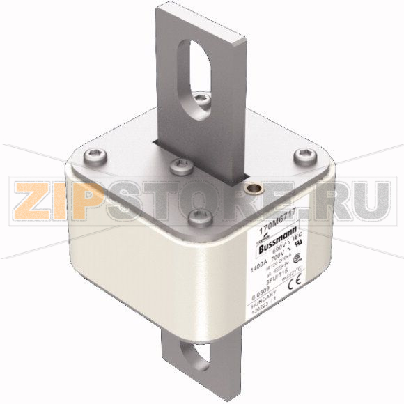 Предохранитель, 1400 A, AC 690 В, 200 кА, size 3, 67x92x155 мм, aR, IEC UL Eaton FUSE 1400A 69 