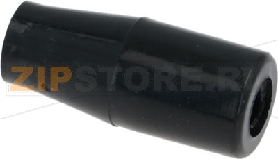 KNOB BLACK ø 19x44 mm HOLE 7 mm 