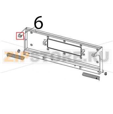 Door frame Zanolli Synthesis 12/80 VE Door frame Zanolli Synthesis 12/80 VEЗапчасть на деталировке под номером: 6