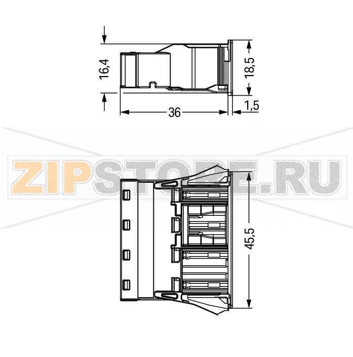 Защелкивающаяся розетка; 4-пол.; Код. B; 4,00 mm; серые Wago 770-744 Protected against mismating and maintenance-freePush-in CAGE CLAMP® spring pressure connection technology allows solid conductors to be simply pushed into a unit.Two wire connections per pole for loops or bridgesAdditional variable coding is possible.Components can be clearly printed on and color-coded to meet custom requirements....